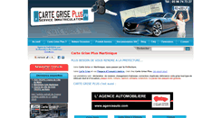 Desktop Screenshot of carte-grise-plus.com